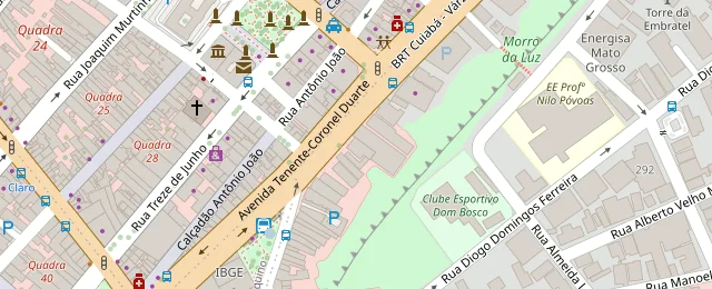 Mapa do ponto de GPS registrado no momento da entrega.